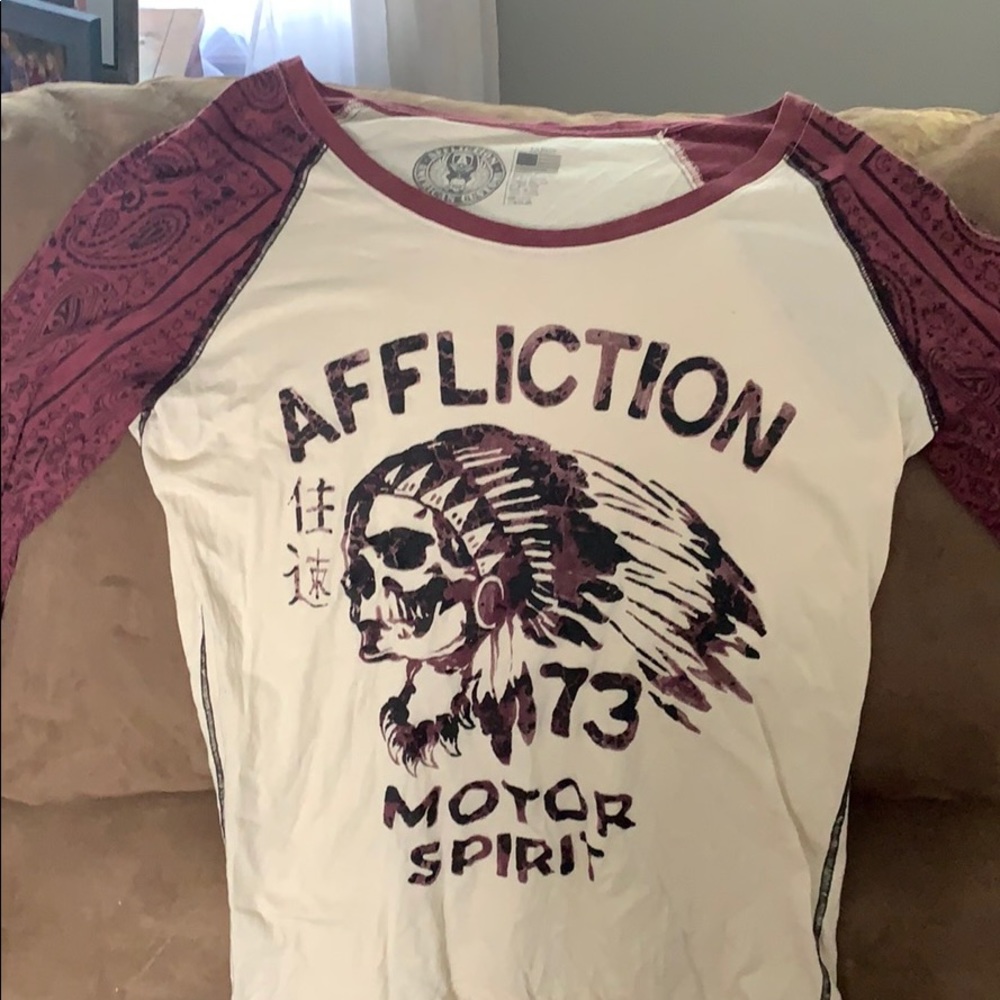 Affliction 3/4 sleeve
